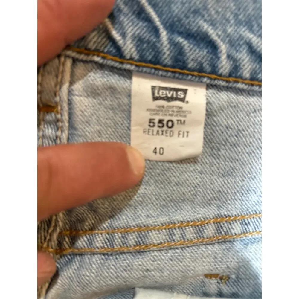 Men’s 90s big E vintage‎ Orange tag 550Size 40 Relaxed Fit